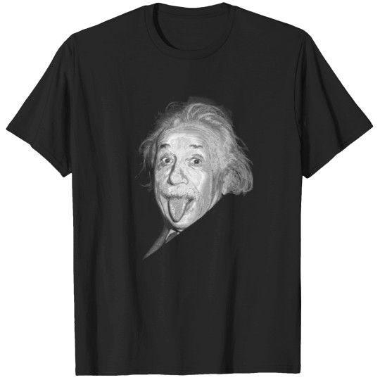 Discover Albert Einstein Genius Tongue Funny T-Shirt T-Shirts