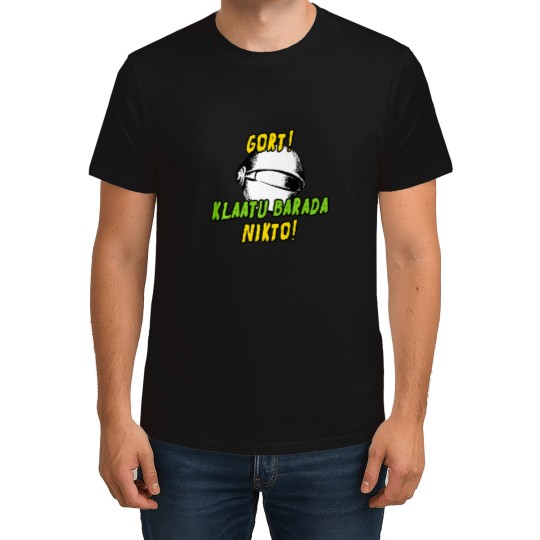 Discover gort klaatu barada nikto - 50s sci fi movie premium T-Shirts