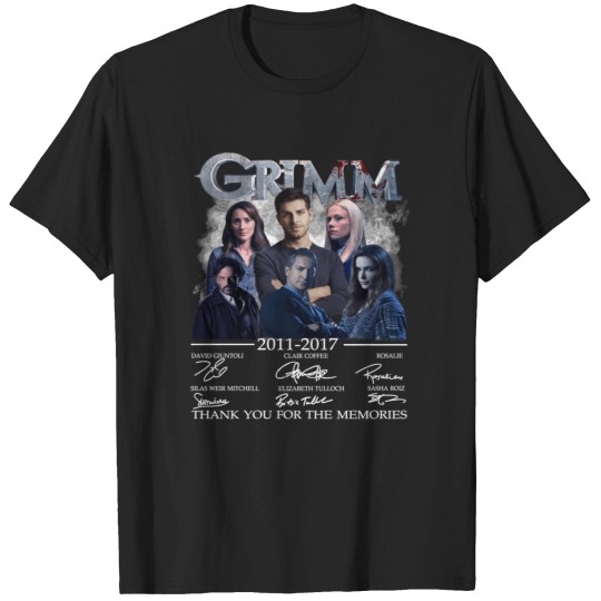 Discover Grimm Movie 2011-2017 Cast Full Signed T-Shirt T-Shirts