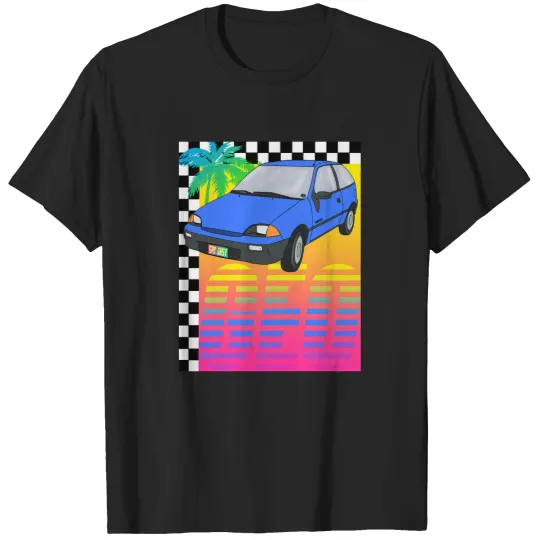 Discover 1996 Geo Metro Car spaces ghosts T-Shirts