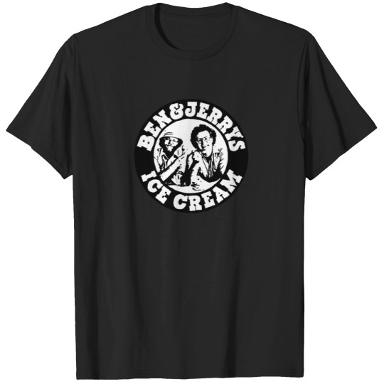 Discover Ben & Jerrys Ice Cream Logo Design T-Shirts