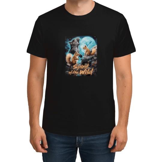 Discover Spirit Of The Wild Funny Squirrels T-Shirt T-Shirts