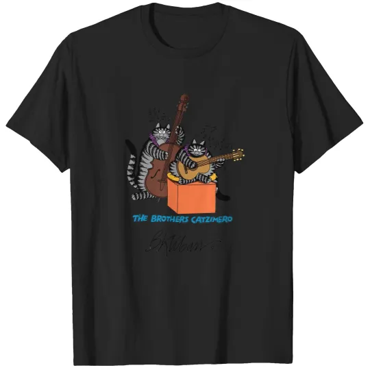 Discover B-Kliban-Cat-Guitar-3 T-Shirt T-Shirts