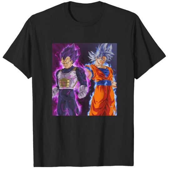 Discover goku ultra intinct and vegeta ultra ego T-Shirts