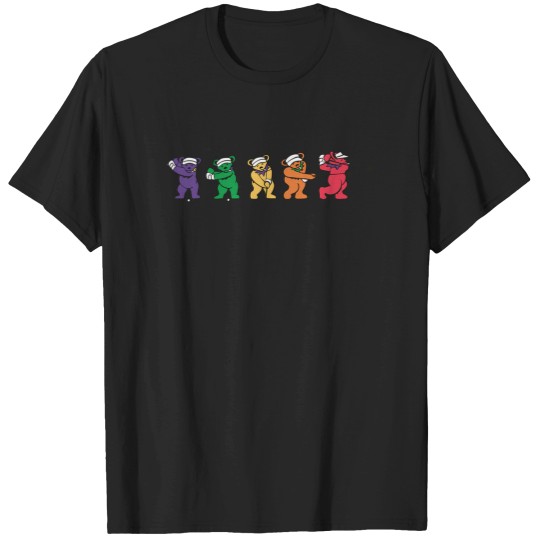 Discover dancing bear playing golf T-Shirts
