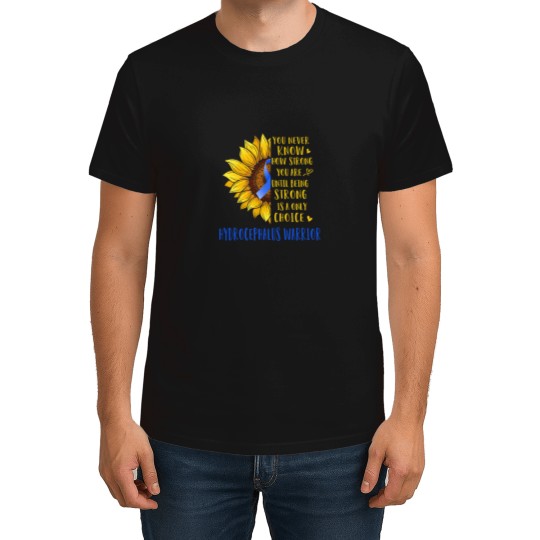 Discover Sunflower You Never Know How Strong You Are Hydrocephalus warriors T-Shirts