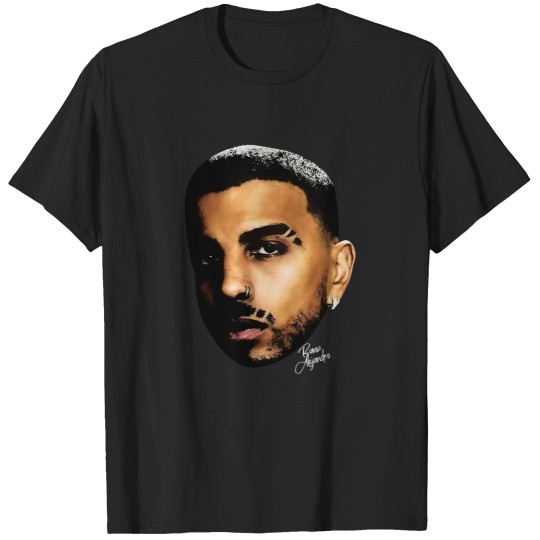 Discover Rauw Alejandro Big Face Graphic T Shirt