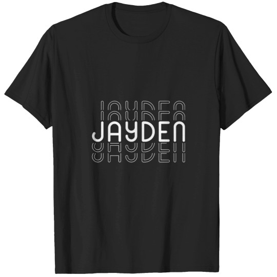 Discover Name Jayden in Blacks and White Style T-Shirts