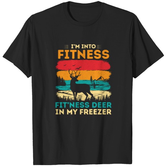 Discover I'm into fitness - Fit'ness deer in my freezer - vintages retro T-Shirts