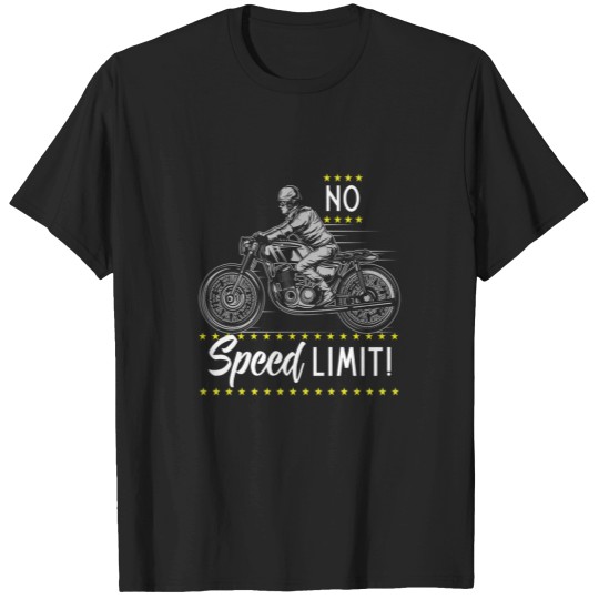 Discover No Speed Limit Motorcycles (1) T-Shirts