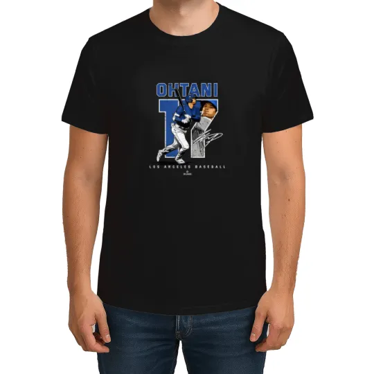 Discover number and portrait shohei ohtani los angeles mlbpa T-Shirts