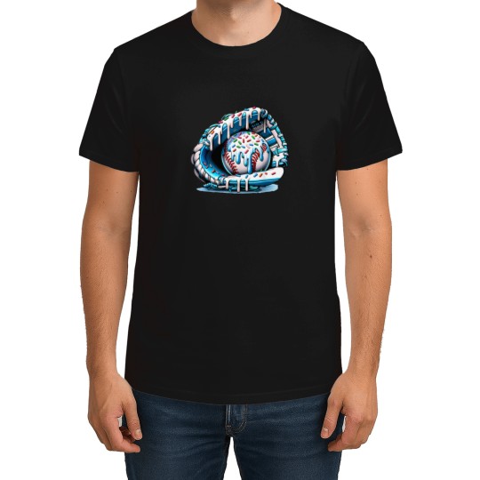 Discover baseball drip ice cream sprinkles baseball glove T-Shirts