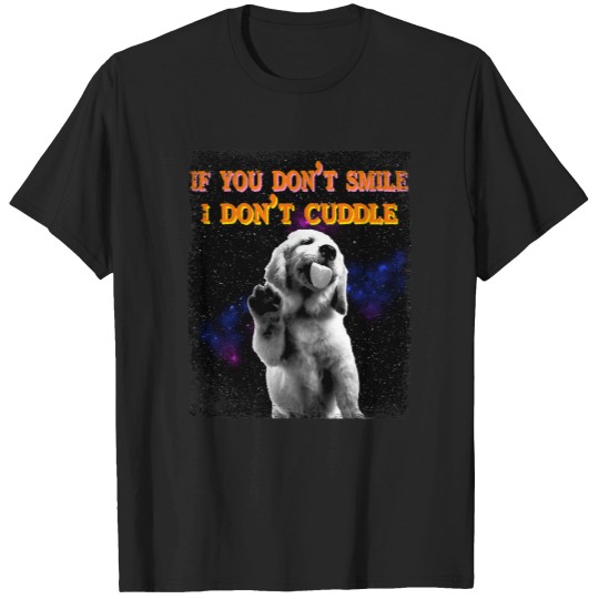 Discover purple space galaxy rave labrador retriever dog med T-Shirts