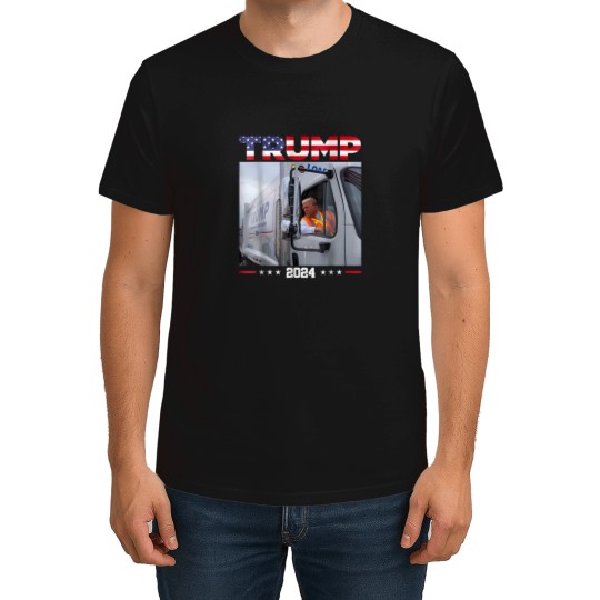 Discover Donald Trump Rides Garbage Truck - Garbage Truck Trump 2024 T-Shirt (1) T-Shirts