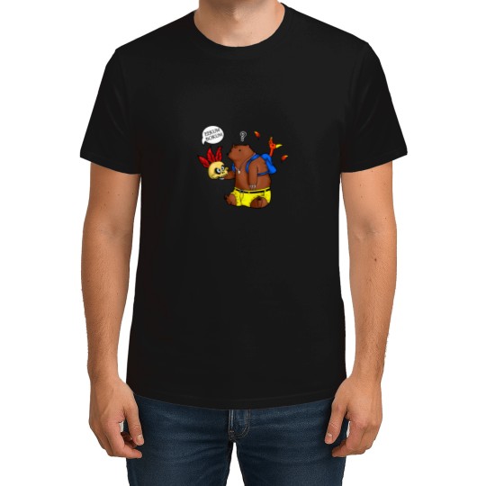 Discover A Confused Bear and his Bird T-Shirts