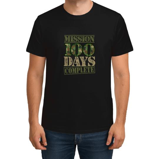 Discover Mission  Days Complete Camouflage  Days Of School T-Shirts