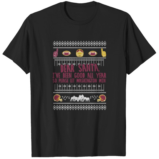 Discover Washington Football Ugly Christmas Holiday Winter  Sweater   T-Shirt T-Shirts