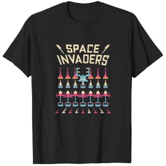 Discover spaces invaders actives -3 T-Shirts