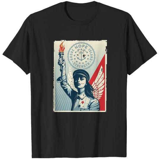Discover Shepard Fairey island   T-Shirt T-Shirts