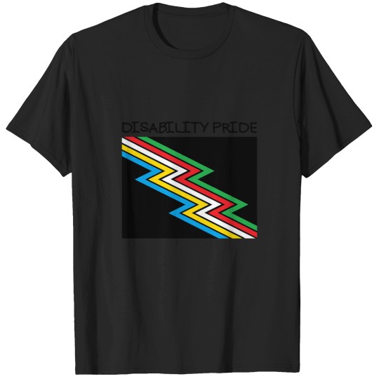 Discover Disability Pride Month Awareness Disability Flag Disabled T-Shirts