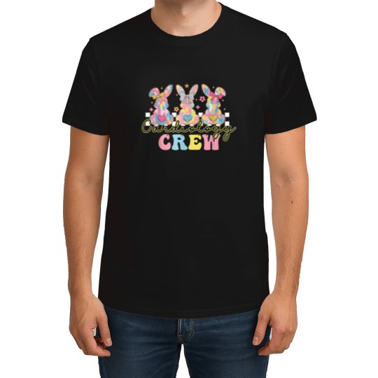 Discover Cardiologys Crew Nurse Cvicu Cardiac Bunny Coquette Easter T-Shirts