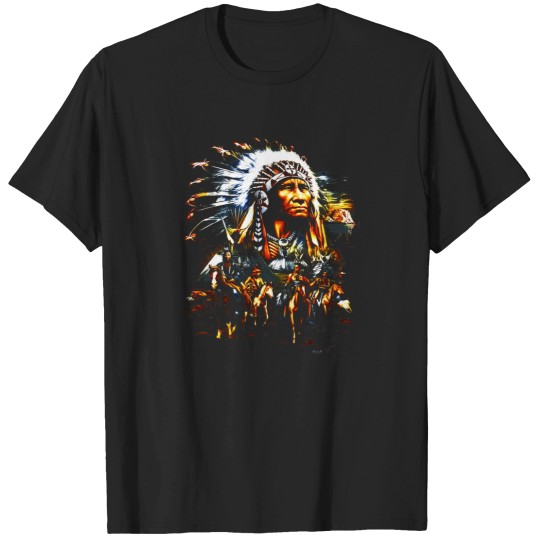 Discover Native American Indian Chief T-Shirt T-Shirts