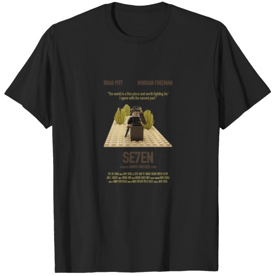 Discover Seven Directed By David Fincher With Brad Pitt 1995 T-Shirts