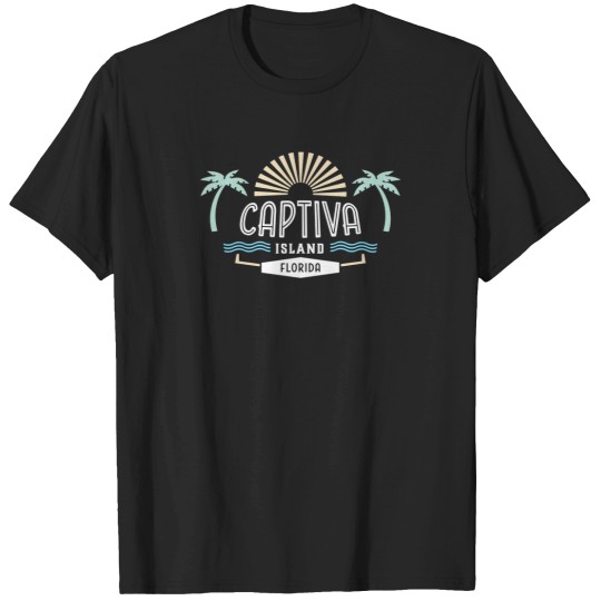 Discover Captiva Island Florida Elegant Retro T-Shirt T-Shirts