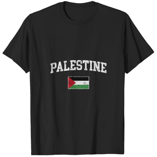 Discover Retro Palestine Flag Vintage Palestinian Flag Palestinian T-Shirts