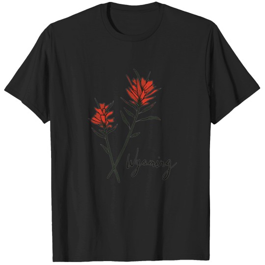 Discover Wyoming Indian Paintbrush T-Shirts