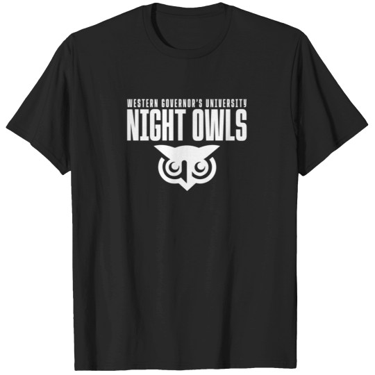 Discover WGU - Western Governors University Night Owls - White T-Shirts