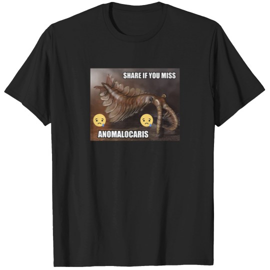 Discover Share If You Miss Anomalocaris Meme Tribute Cambrian Era Fossil T-Shirt T-Shirts