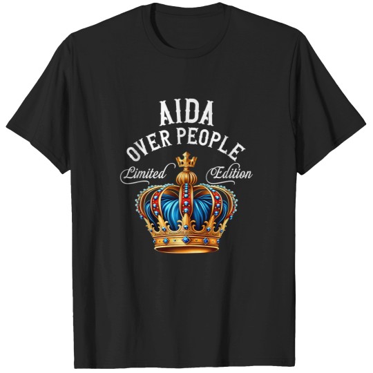 Discover aida name birthday gift funny over people crown tank top T-Shirts