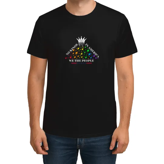 Discover No Kings In America T Tee T Tee T-Shirts