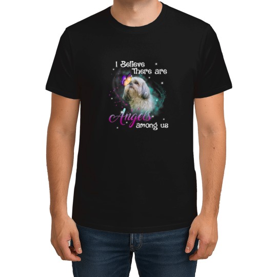 Discover Shih Tzu Lovers I Believe There Are Angels Among Us T-Shirts