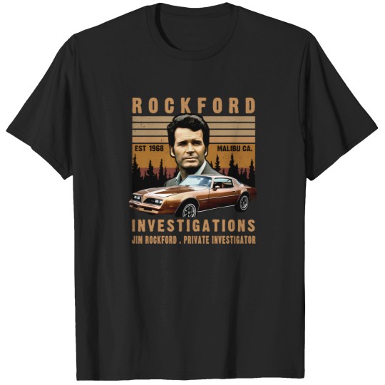Discover The Rockford Files Shirt Jim Rockford 1970_X27_S Detective With Sayings Gifts For Dad T-Shirts