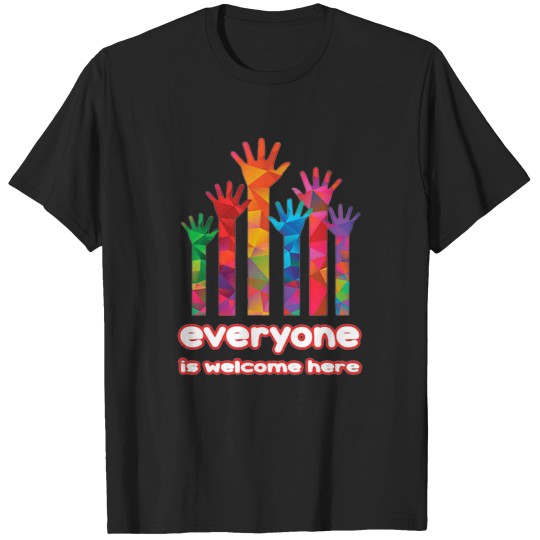Discover Everyone Is Welcome Here 9 4 T-Shirts