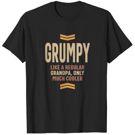 Discover Mens Grumpy Like A Regular Grandpa T-Shirt T-Shirts