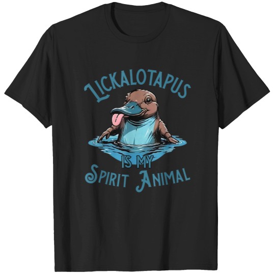 Discover Lickalotapus Is My Spirit Animal Meme Funny Lickalotapus T-Shirts
