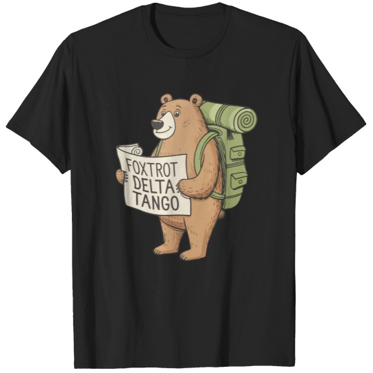 Discover Bear Foxtrots Deltas Tangos Funny Bear Foxtrots Deltas Tango T-Shirts