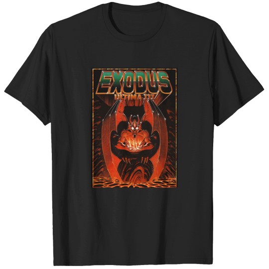 Discover Classic-Game-Covers---Ultima-Iii-Exodus T-Shirt T-Shirts