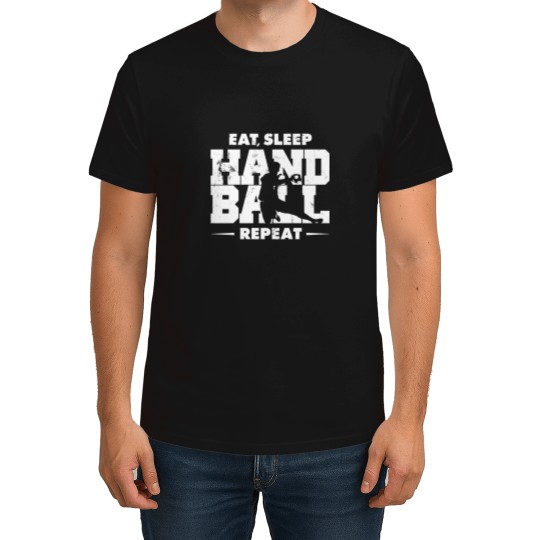 Discover Eat Sleep Han.dball Repeat By Subgirl T-Shirts