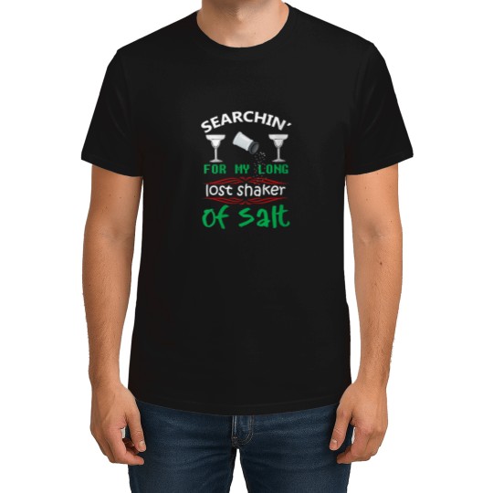 Discover 10087-Womens-70S-Band-Lost-Shaker-Of-Salt-Graphic-V-Neck-T-Shirt T-Shirts