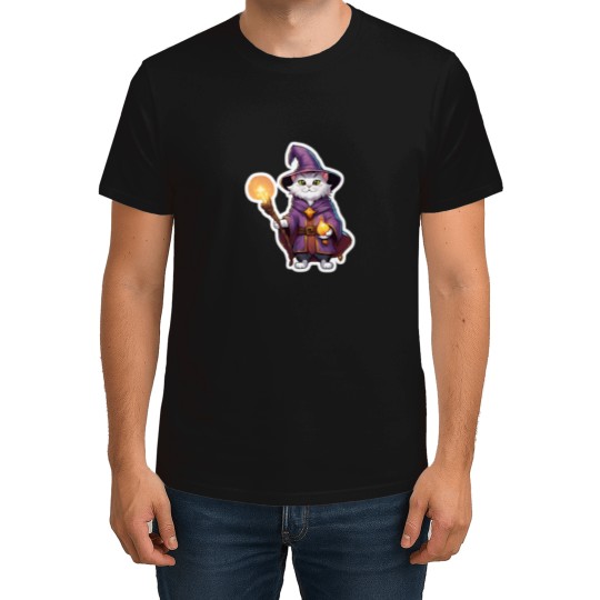 Discover Cute Wizard Cat 2 T-Shirts