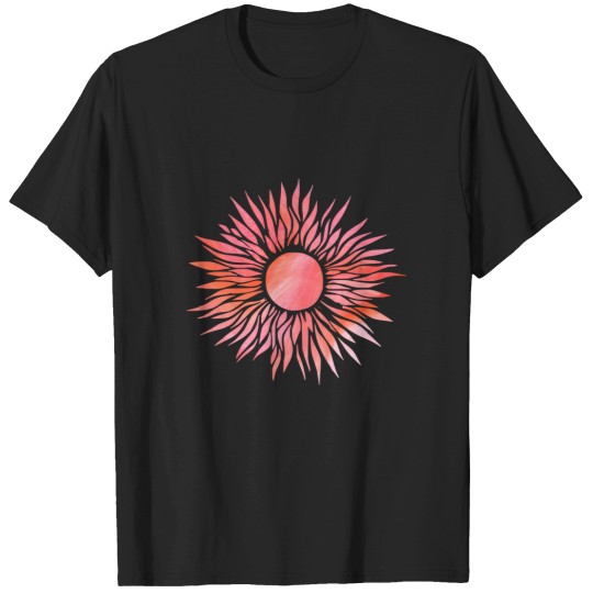 Discover Pink Purple Red Sun Watercolor T-Shirts