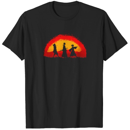 Discover Samurai-Champloo-Walking-On-Sunset T-Shirt T-Shirts
