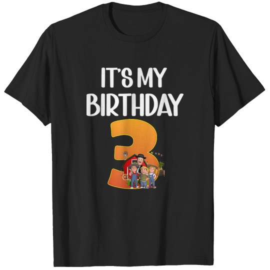 Discover La Granja De Zenon 3rd Birthday Outfit For Boys And Girls T-Shirts