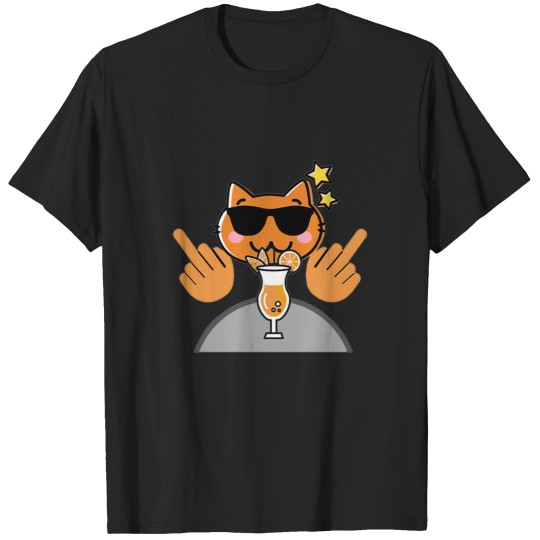 Discover Cool Cat Fk You T-Shirts