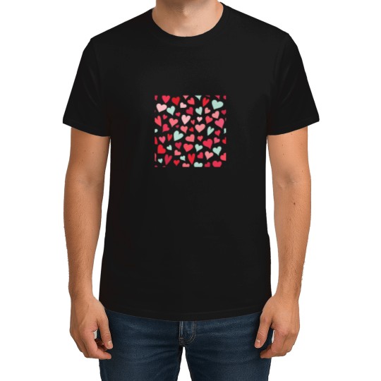 Discover Valentine's hearts 1 T-Shirts