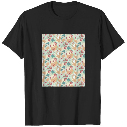 Discover Shiba _amp_ Bird Strawberry Picnic T-Shirts